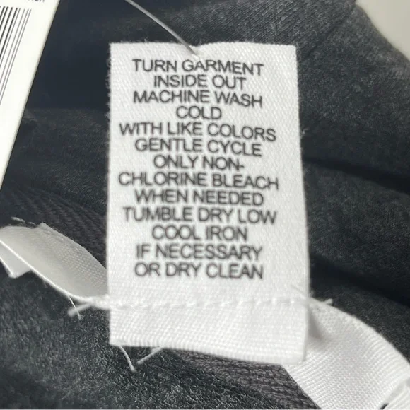 Workshop Republic Clothing Poncho Charcoal Heather High Loose Neck Soft … - Picture 8 of 10